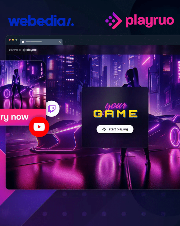 Webedia et Playruo lancent Click & Play : un partenariat exclusif qui révolutionne la communication digitale