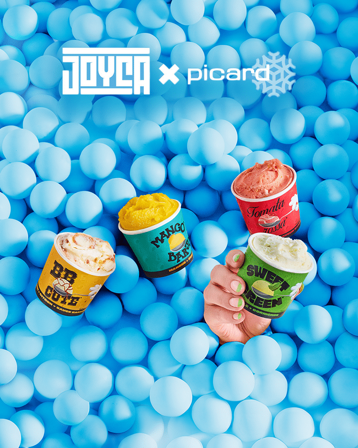 Quand Joyca embarque ses millions de followers dans l’univers givré des glaces insolites Picard