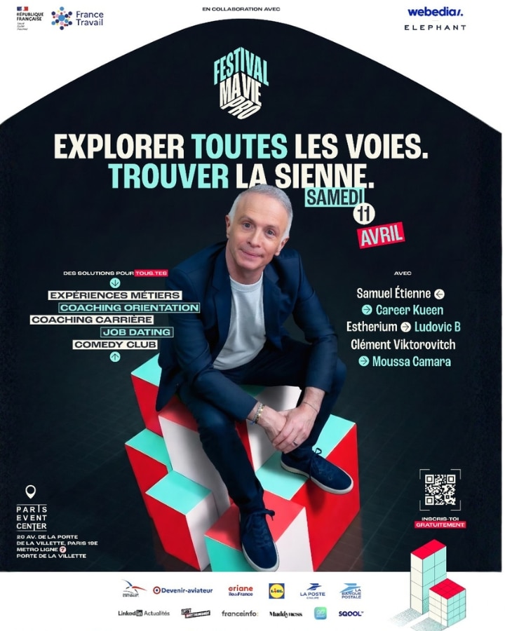 Le média Ma Vie Pro lance son premier festival immersif dédié à l&rsquo;orientation et à la vie professionnelle des jeunes en partenariat avec France Travail